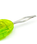 Close-up of the Flat Tip Embroidery Needle Threader For Thick Threads And Any Embroidery Needles Apple Green Quick Grasp Comfort