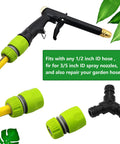 Garden Quick Connect Water Connector Set Half Inch Hose Pipe Repair And Irrigation 4 Pack Durable ABS No-Fuss Leak-Proof