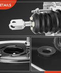 Close-up of Heavy Duty Vacuum Brake Booster For Ford Edge And Lincoln Mkx with steel housing and rubber boot detail.