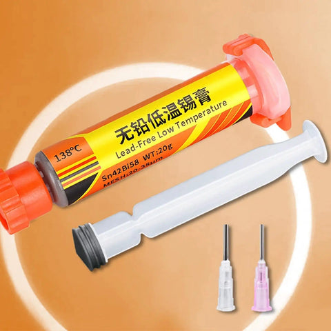 Lead Free Solder Flux Paste For PCB Repair And Electronics High Performance Soldering Flux Compound tube with nozzles