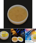 Neutral pH Solder Flux Paste For PCB Soldering Of BGA PGA And Mobile Phone Boards Pro Grade Low Smoke Formula open jar