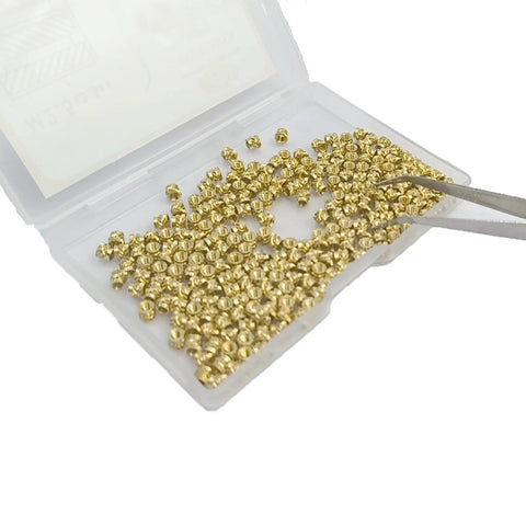Brass M4 Threaded Inserts Heat Set For 3D Printing Knurled Nuts For Plastic M4x6x6 Size in plastic box