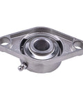 Three Quarter Inch Stainless Steel Two Bolt Flange Bearing For Shaft MUNCFL204-12 SSUCFL204-12 YCJT PT Replacement Part For SKF Dodge