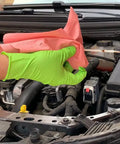 Top Dollar Premium Hydrospun Wiper Rolls In Vivid Red, Twelve By Thirteen Inch Heavy Duty Sheets for engine cleanup.