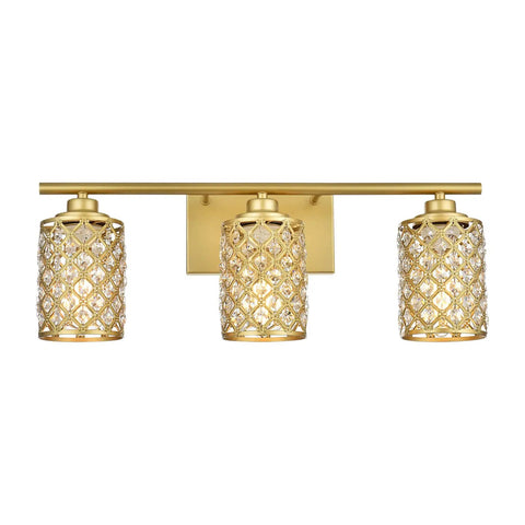 Three Light Black Bathroom Light Fixtures With Crystal Accents Elevate Your Dope Modern Farmhouse Vanity Wall Lamps Over The Mirror