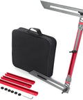 Dead On Adjustable Stair Tread Template Tool Hella Durable Aluminum Stair Scribe with carrying case and measurement rods.