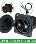 Built Different Ev Charging Adapter For Electric Cars Featuring Gbt Inlet Socket Heavy Duty 200A Fast Charge with 1m cable