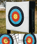 Pro Grade Backyard Archery Target Paper 31.5 By 31.5 Inches Thick 14mm 120g Wood Free Paper 15 Pack Rolled For Easy Setup