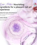 All In One DIY Acrylic Nail Kit With Everything Hema Free Low Odor Monomer Set highlighting nourishing ingredients