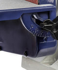 Close-up of adjustable angle knob on the Benchtop Combo Belt And Disc Sander With 2 Inch X 42 Inch Belt And 6 Inch Disc.