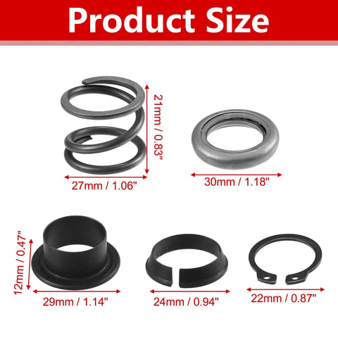 Parts and dimensions of Upgraded Steering Column Upper Bearing Kit For Ford F-150 1997-2004 Tilt Or Non Tilt Steering