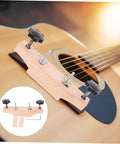 Guitar Bridge Clamp Repair Tool Set For Acoustic Guitars Pro Luthier Wrench Kit attached on acoustic guitar