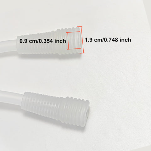 Y Type Silicone Vacuum Hose Tubing For Butt Vacuum Therapy Machine Universal Fit For All Cup Sizes 83.27 Inch Long Replacement Tube
