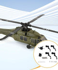 Beefy Aluminum RC Helicopter Cross Plate With Bearing Lightweight Spare Part For K124 And K170 Black Accessory