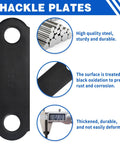 Heavy Duty Trailer Axle Shackle Bolt Kit For Tandem Axle Systems Three And One Eighth Inch Shackle Straps 312 visible.