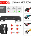 45 Degree Tile Chamfering Tool For 4.5 Inch And 5 Inch Angle Grinders, Anti Slip Bevel Cutter, parts and compatible grinders displayed