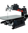 16 Inch Variable Speed Scroll Saw With Pinless Blades, 1.3A Motor, Upper Arm Lifting, black color wood cutting tool