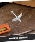 Petal Expansion Screws Set M5x60mm For Hollow Walls Drywall Gypsum Board Round Head Toggle Bolts with wall anchors