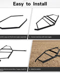 Assembly guide for Tow Behind Drag Harrow With Pin Style Hitch 72 Inch Width Driveway Grader for ATVs UTVs Garden Tractors