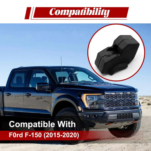 Tailgate Bumper Cushion Kit With Bolts For Ford F150 2015 Through 2023 Rubber Stops shown with truck compatibility