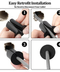 Slick Silicone Cable Grommets For Wall Pass Through And Ethernet Wire Routing Weather Sealed Dust Blockers installation steps