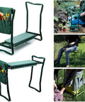 Your Go To Garden Kneeler Seat Folding 2 In 1 Kneeling Chair With Handles And Foam Padded Seat Garden Bench Easy Weeding And Pruning