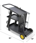 Heavy Duty Welding Cart For TIG MIG Welder And Plasma Cutting Equipment With 3 Tier Shelves And Upgraded Wheels Tilt Top Shelf