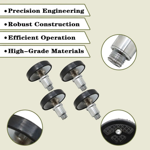 Heavy Duty 4 Pack 38mm Car Lift Rubber Pads For Two Post Lift Screw Heightening Feet with high-grade materials and robust construction.