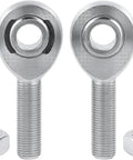 Heavy Duty Half Inch Rod End Bearings Kit Spherical Heim Joints With Chromoly Shaft Support Jam Nuts Left Hand And Right Hand Threads Half Inch By Twenty For Steering Linkage 2 Pieces, 1/2-20 rod ends with jam nuts