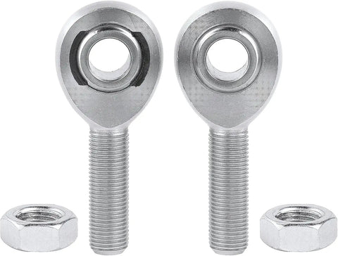 Heavy Duty Half Inch Rod End Bearings Kit Spherical Heim Joints With Chromoly Shaft Support Jam Nuts Left Hand And Right Hand Threads Half Inch By Twenty For Steering Linkage 2 Pieces, 1/2-20 rod ends with jam nuts