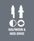 Halfmoon and HIOS drive icons for Micro Set ESD Twenty SB Bit Set With Quick Swap Handle 4 Mm Half Moon Or HIOS Drive Compatible Interchangeable Blade System Pro Grade Anti Static Tool Kit For Precision Electronics And Mechanical Repairs