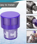 3 Pack V10 Vacuum Filters Replacement Parts For V10 Cyclone Series Absolute Animal Total Clean SV12 Replace Part 96908201