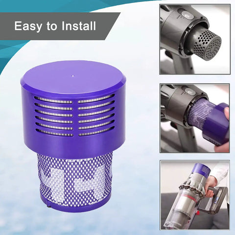 3 Pack V10 Vacuum Filters Replacement Parts For V10 Cyclone Series Absolute Animal Total Clean SV12 Replace Part 96908201