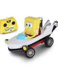 SpongeBob Boatmobile RC Kart Racer 2.4GHz with full function remote control, Nickelodeon themed racer with grippy tires