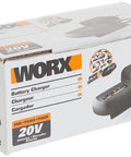 Box of 20V Max Lithium Battery Charger For Cordless Tools Using 20V Batteries Takes About Five Hours To Charge, No Assembly Needed