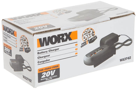 Box of 20V Max Lithium Battery Charger For Cordless Tools Using 20V Batteries Takes About Five Hours To Charge, No Assembly Needed