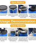 Usage demonstration of Heavy Duty Food Grade Plastic Barrel With Lid 120L Blue Drum For Home Brewing Storage And Farm Or Industrial Use