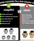 Comparison of Durable Stainless Steel KICKR Thru Axle Adapter Kit vs others, highlighting ulapithi benefits
