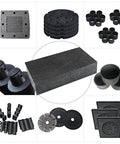 High Purity 99.9 Percent Carbon Graphite Plates For Metallurgy And Lab Use, 30mm by 20mm by 2mm, various shapes for custom projects