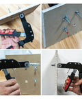 Heavy Duty Wall Anchor Kit For Drywall And Plasterboard Hanging Tough As Nails Strength 50 Pack 35 And 46mm anchors in use.