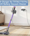 Universal 36 Volt Replacement Power Adapter For Cordless Stick Vacuum Battery Home Cleaning Gadget Sweet Smooth Recharge No Drama Easy Daily Maintenance Killer Value Fast Charge Reliable Build Great Deal charging a cordless vacuum in a modern home.