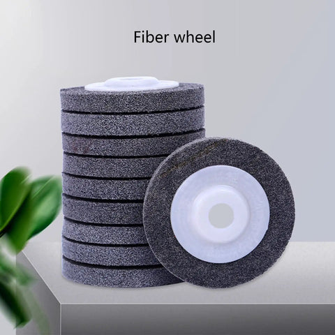 Stack of 4 Inch Nylon Fiber Polishing Wheel For 100mm Angle Grinders Buffin Disc For Metal Plastics Glass Wood Surfaces