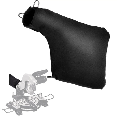 Fits 45mm To 50mm Miter Saw Outlets With Zippered Dust Bag Adjustable Bracket Universal Dust Collector Bag For 255 Model
