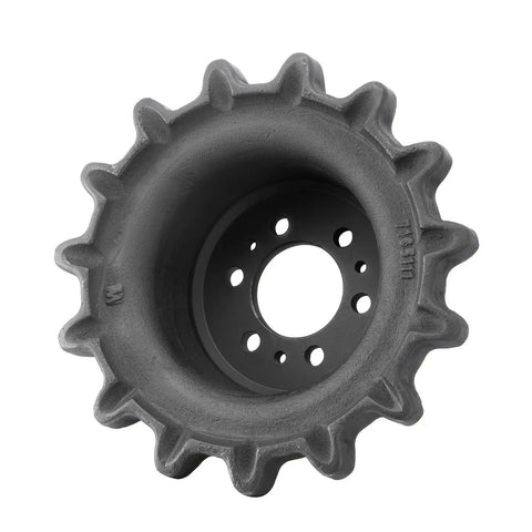 Heavy Duty Track Drive Sprocket With Fifteen Tough Teeth And Five Point Seven Five Inch Deep Bore with six holes for skid steer loader.