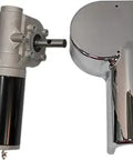 Universal Dump Truck Trailer Tarp Motor Replacement 1500W High Torque 60 To 1 Gear Worm Drive Chrome Cover and Kit
