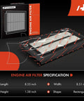 Engine Air Filter For Subaru Impreza Legacy Outback WRX Forester Tribeca Keeps Your Ride Breathing Easy With Premium Filtration