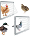 11.8 Inch Pigeon Door Entrance For Racing Pigeons Built Tough T Bar Iron Wire Cage Door with various birds, durable access gate