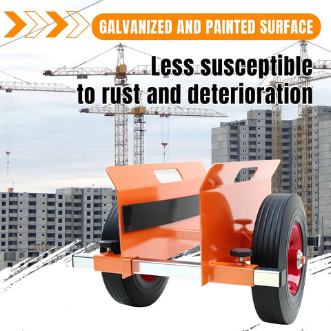 Heavy Duty Panel Dolly 1100 Lbs Capacity For Drywall Doors Slabs And Wood Panels Adjustable Material Mover With 10 Inch Solid Rubber Wheels