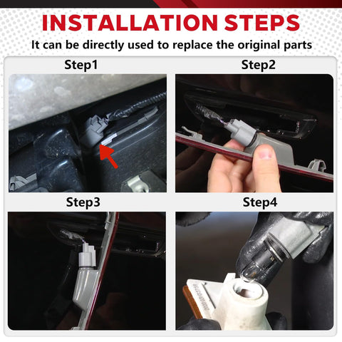 Installation steps for Side Marker Light Socket Harness For Ford Fiesta 2011 2013 Maverick 2022 2023 Mustang 2005 2023 Ranger 2019 2023