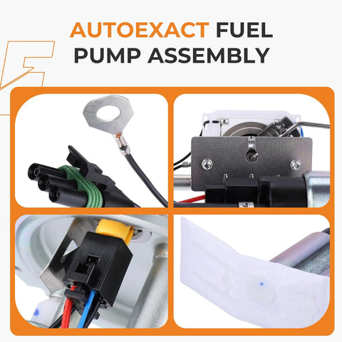 Close-up of Electric Fuel Pump Module Assembly With Sending Unit Replacement OEM E3621S P80000S HP10000 For Chevy GMC C K 1500 2500 3500 Trucks 1988 1995